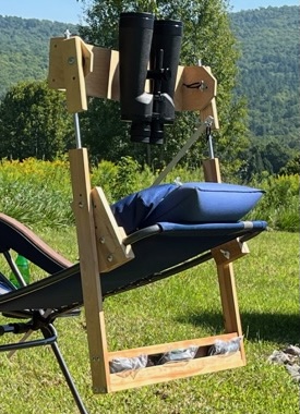 binocular chair elevation control