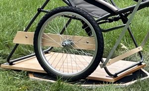 binocular chair drive wheel