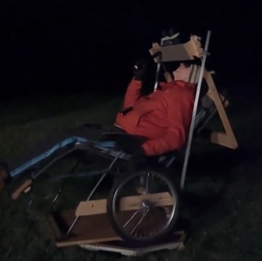 Comfort when scanning any part of the night sky: a key video